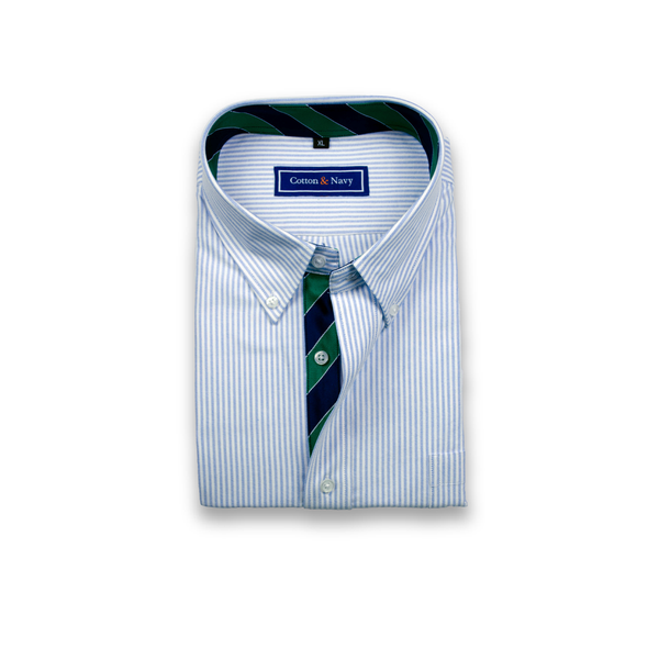 The Fitzgerald Sport Shirt by Cotton and Navy