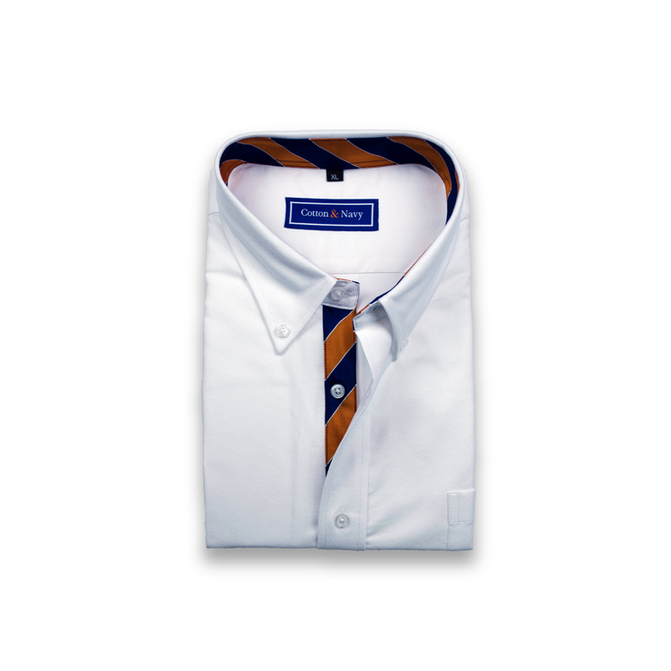 The Rivalry Sport Shirt by Cotton and Navy